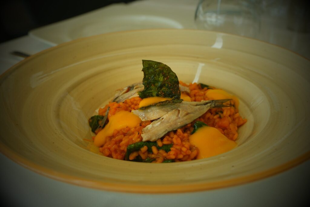 Arroz de sardina con espinacas, cocina 100% sin gluten